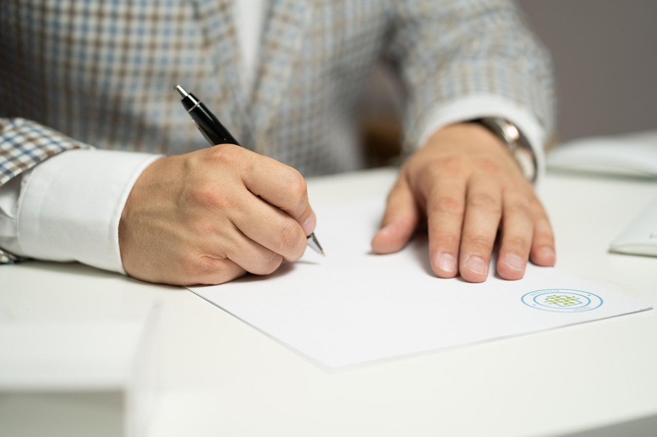 Document à signer dans Teasio